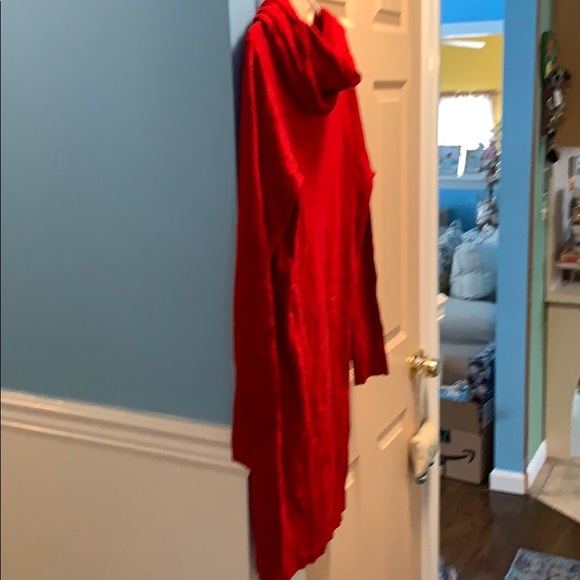 Red Sweater Dress - Picture 5 of 5